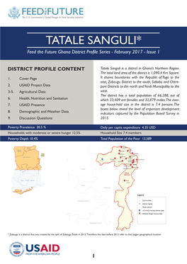 21. Tatale District Profile