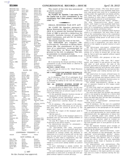 Congressional Record—House H1990
