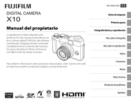 Manual Del Propietario Fotografía Básica Y Reproducción Le Agradecemos Haber Adquirido Este Producto