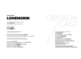 Lohengrin-Obsada.Pdf