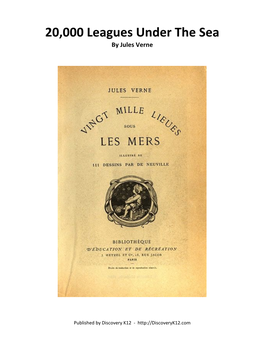 20,000 Leagues Under the Sea by Jules Verne