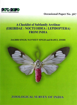 (Erebidae : Noctuoidea : Lepidoptera) from India