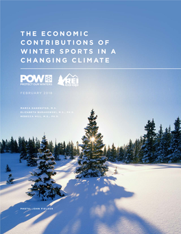 The Economic Contributions of Winter Sports in a Changing Climate