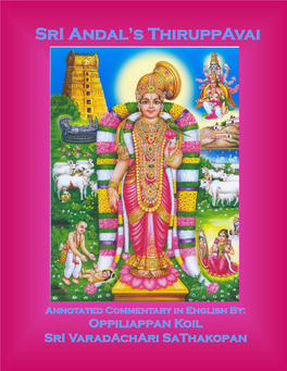 Sri Andal's Thiruppavai.Pdf