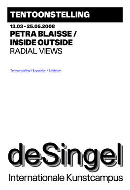 TENTOONSTELLING Petra Blaisse / Inside Outside Radial Views