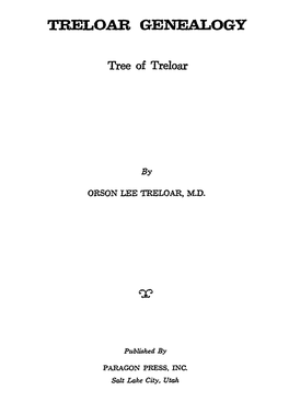 Treloar Genealogy