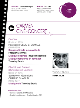 CARMEN Cine Concert