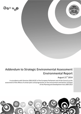 Addendum to Strategic Environmental Assessment Environmental Report