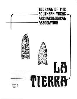 Southern TEXAS ARCHAEOLOGICAL