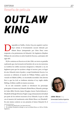 Reseña De Película OUTLAW KING