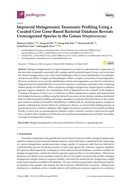 Improved Metagenomic Taxonomic Profiling Using a Curated Core