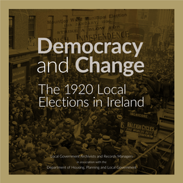 The 1920 Local Elections in Ireland
