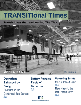 Transitional Times Transit Ideas That Are Leading the Way