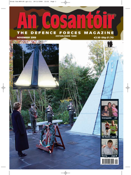 THE DEFENCE FORCES MAGAZINE ( E S T a B L I S H E D 1 9 4 0 ) NOVEMBER 2008 €2.50 (Stg £1.70)