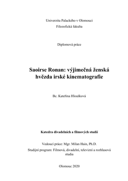 Saoirse Ronan: Výjimečná Ženská Hvězda Irské Kinematografie