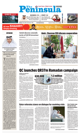 QC Launches Qr37m Ramadan Campaign