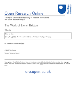 Open Research Online Oro.Open.Ac.Uk