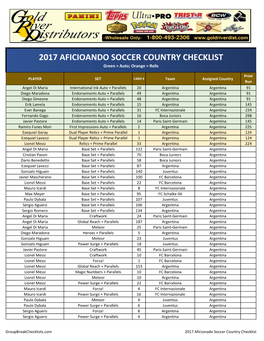 2017 Aficionado Soccer