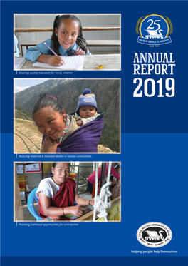 Annual Report 2019 of Social Welfare Association of Nepal (SWAN)