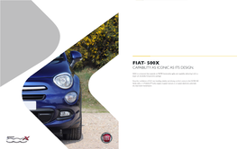 Fiat® 500X Capability As Iconic As Its Design