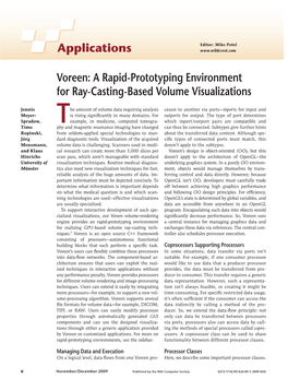 A Rapid-Prototyping Environment for Ray-Casting-Based Volume Visualizations