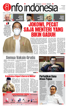 Sabtu, 17 Juli 2021