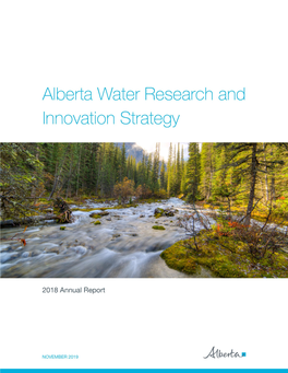 1 Alberta's Water Research and Innovation Strategy | Annual Report