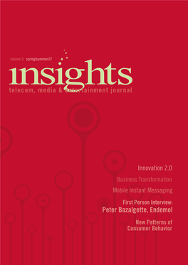 Telecom, Media & Entertainment Insights Journal Volume 3