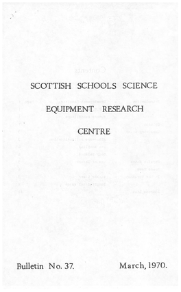 Scottish Schools Science Equipment Research Centre