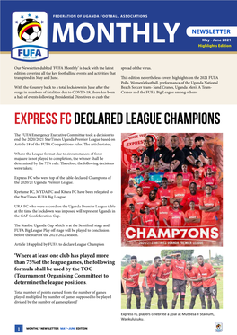 Express Fcdeclared League Champions