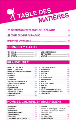 Table Des Matières Les Questions Qu’On Se Pose Le Plus Souvent