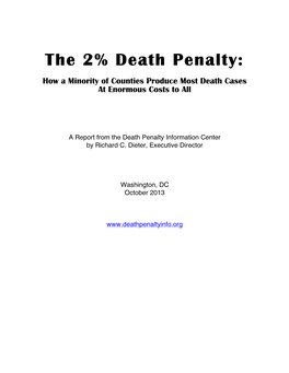 The 2% Death Penalty