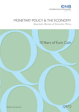 Monetary Policy & the Economy Q1-12