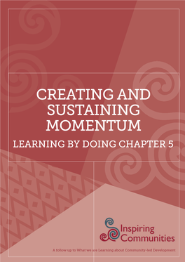 Chapter 5 – Creating and Sustaining Momentum