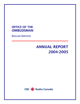 Annual Report 2004-2005