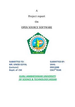 Guru Jambheshwar University of Science & Technology