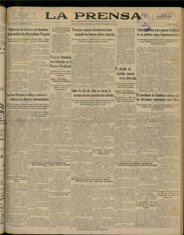 La Prensa Loc.A! Rií.I- T a N D a Cio Se Vió Hace Pocos Día» En Ma- H.AB.ANA, Septiembre 19.— Pro­ to De Presenciar Los Ejercicios