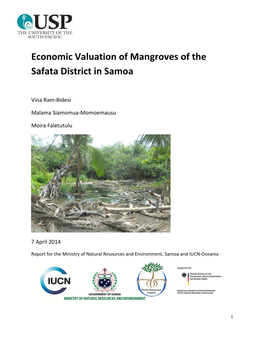 Economic Valuation of Mangrove Ecosystems