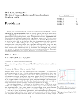 Problems 4070.5HW5