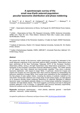 A Spectroscopic Survey of the Small Near-Earth Asteroid Population: Peculiar Taxonomic Distribution and Phase Reddening