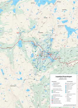 Turkart Kvamskogen-Kartdel