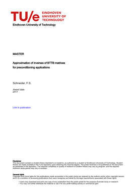 Approximation of Inverses of BTTB Matrices for Preconditioning Applications