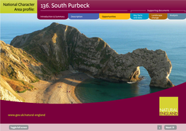 136. South Purbeck Area Profile: Supporting Documents