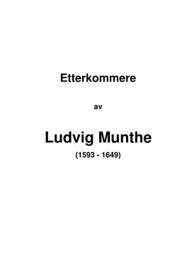 Ludvig Munthe