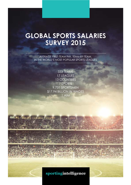 Global Sports Salaries Survey 2015