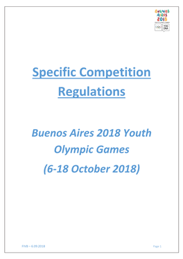 Specific Competition Regulations