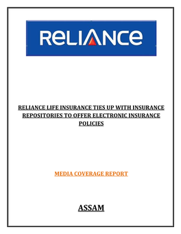 RLI-Electronic Insurance Coverage Report-Assam