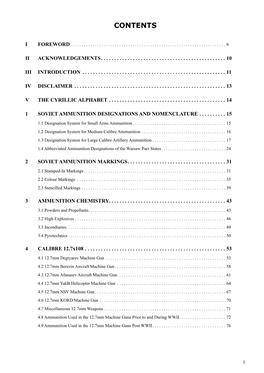 Table of Contents of the Book