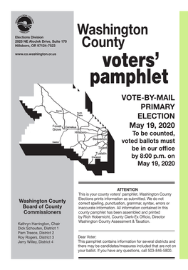 Voters' Pamphlet