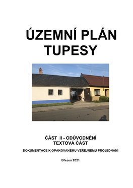 Územní Plán Tupesy